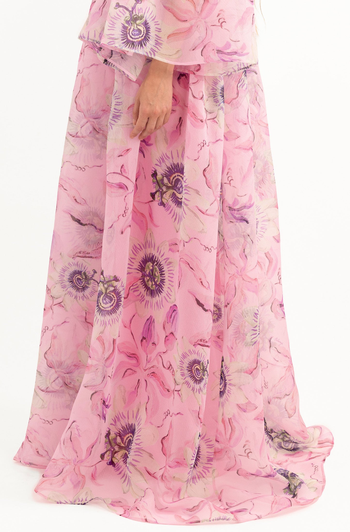 Off-Shoulder Silk-Blend Gazar Gown With Detachable Sleeves