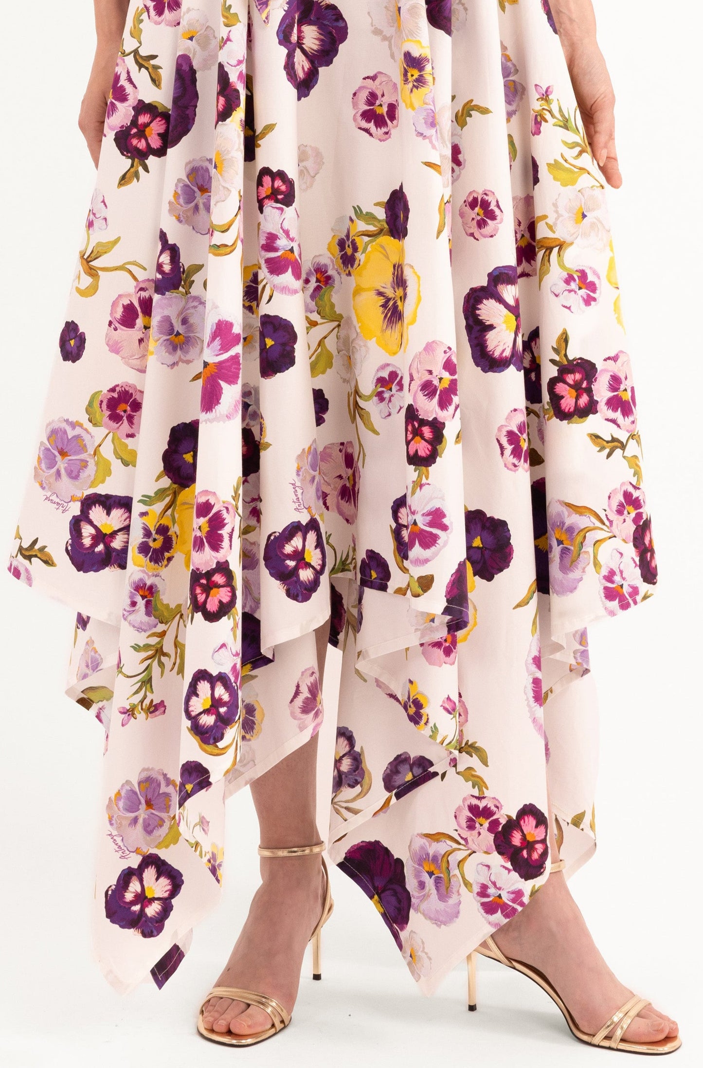 Pansy Cotten Poplin Shirt Dress