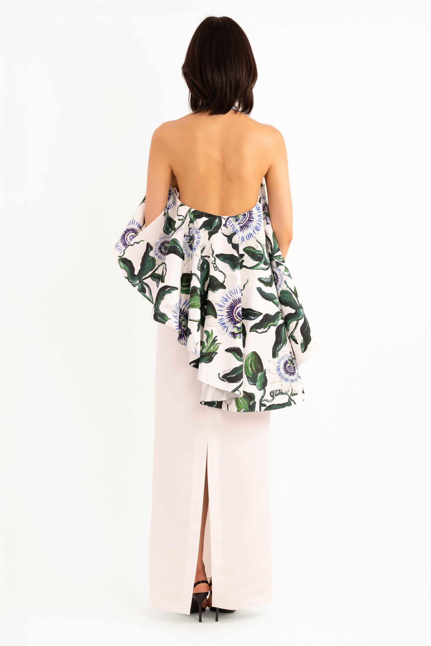 Passion Flower Faille Gown