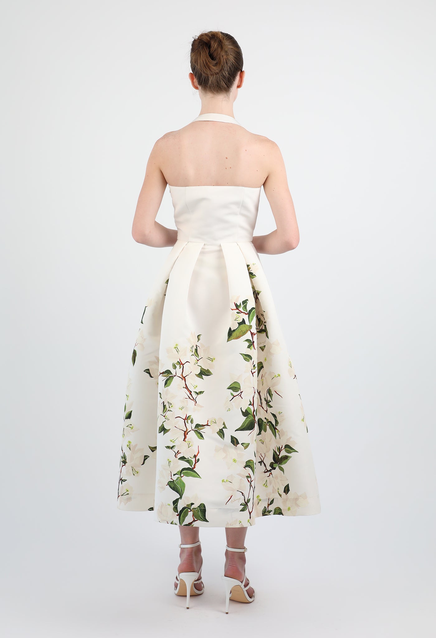 Bougainvillea Faille Dress