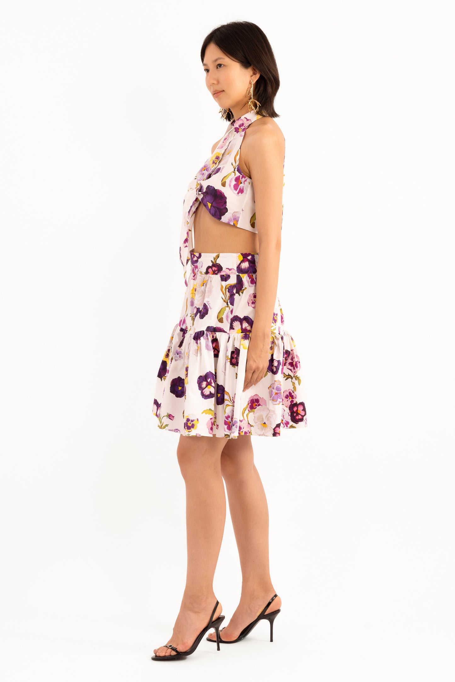 Pansy Cotton Poplin 
Skirt