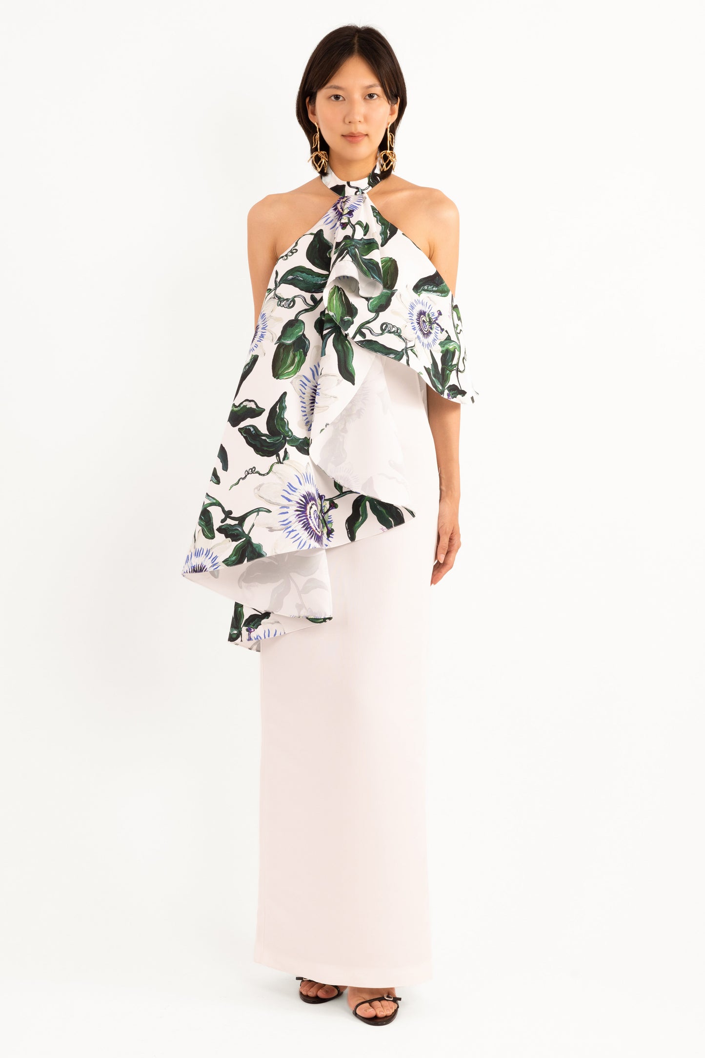 Passion Flower Faille Gown