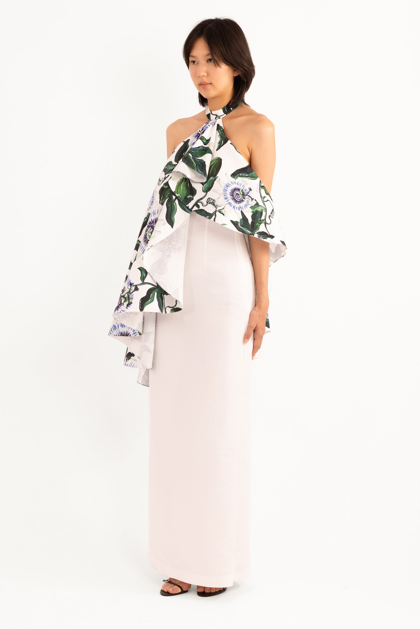 Passion Flower Faille Gown