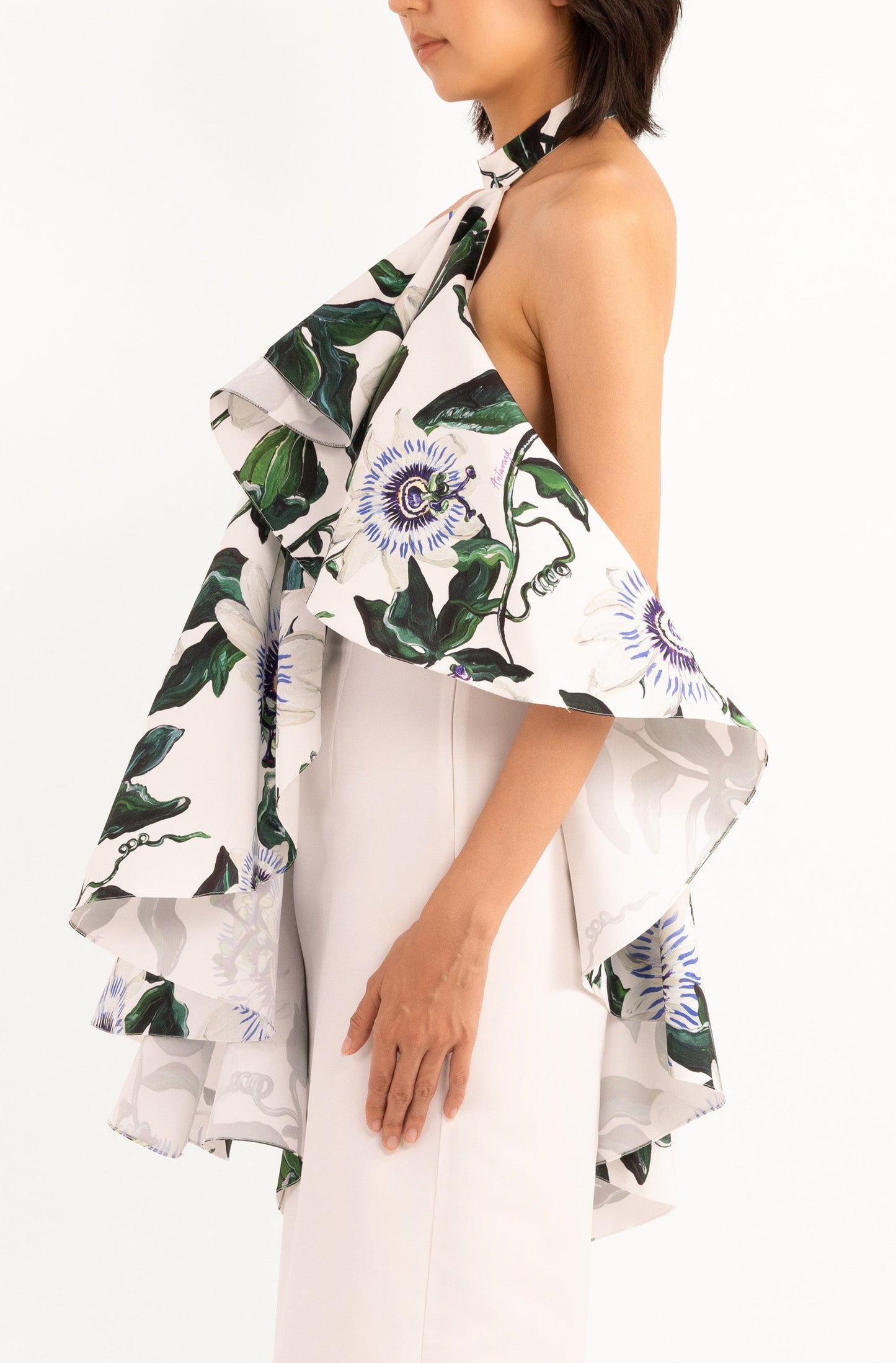 Passion Flower Faille Gown