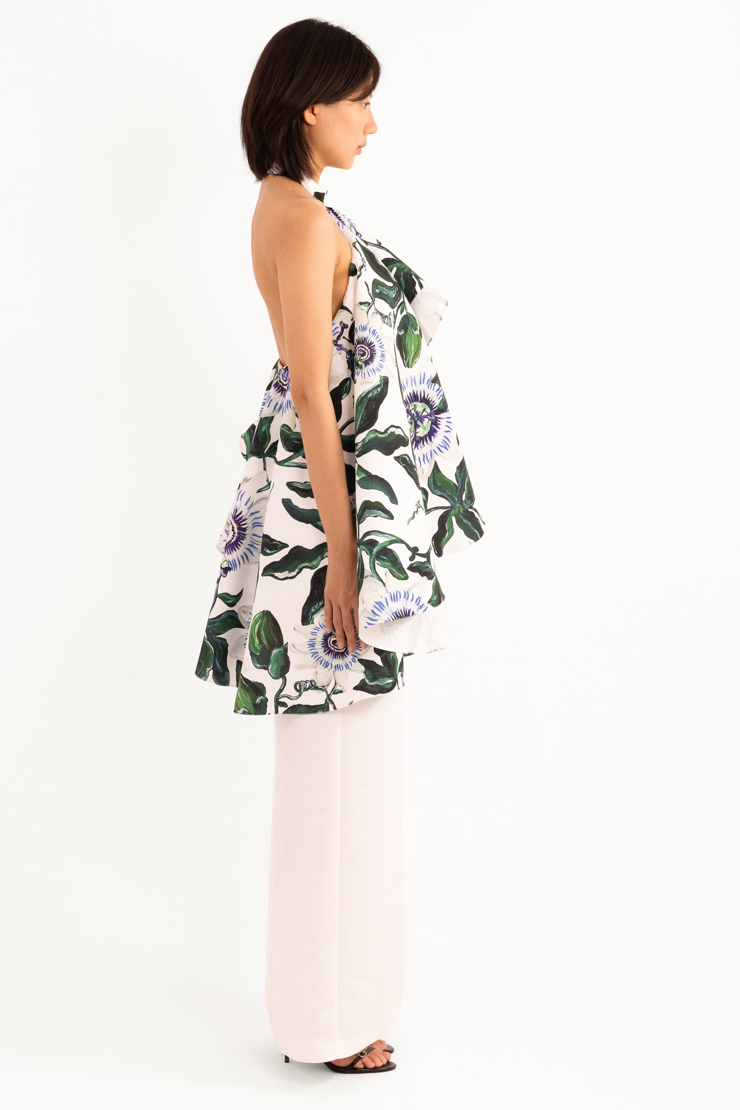 Passion Flower Faille Gown