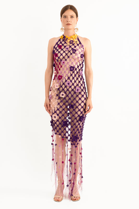 Crochet Pansy Dress