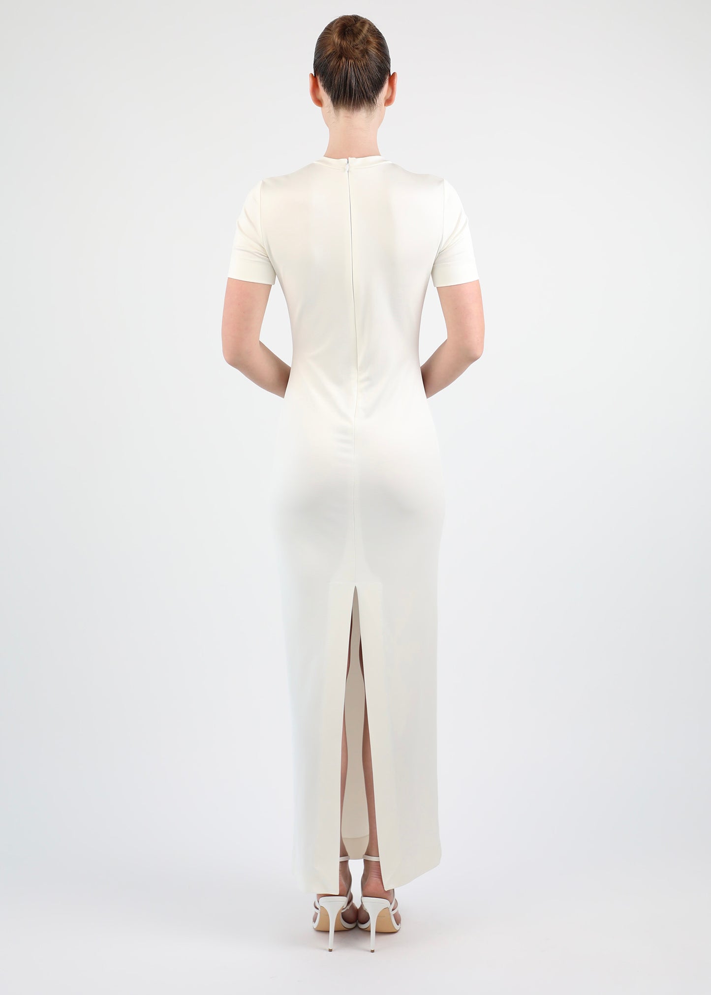 Chrysanthemum Long Jersey Dress